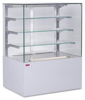obslužná chladící vitrína CUBE II TRANSPARENT 1500 l UNIS