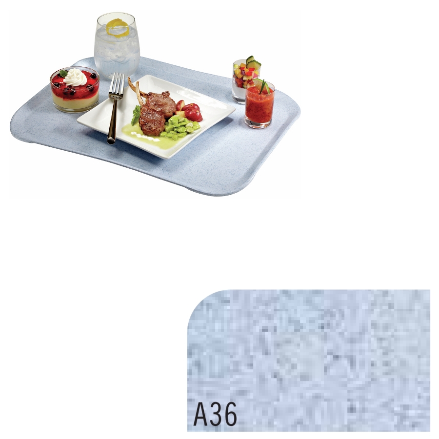 Cambro,Versa podnos jídelní 33 × 43 cm, skvrnitá modrá (A36)