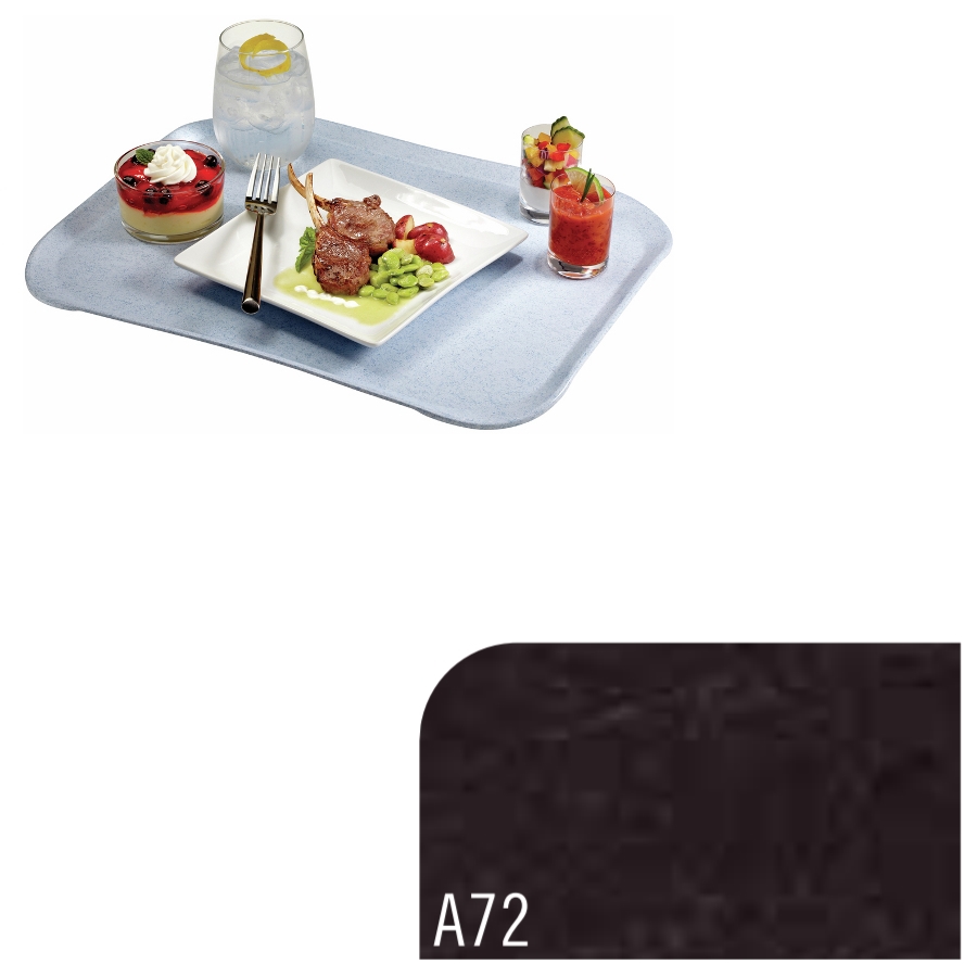 Cambro,Versa podnos jídelní 33 × 43 cm, černá (A72) 