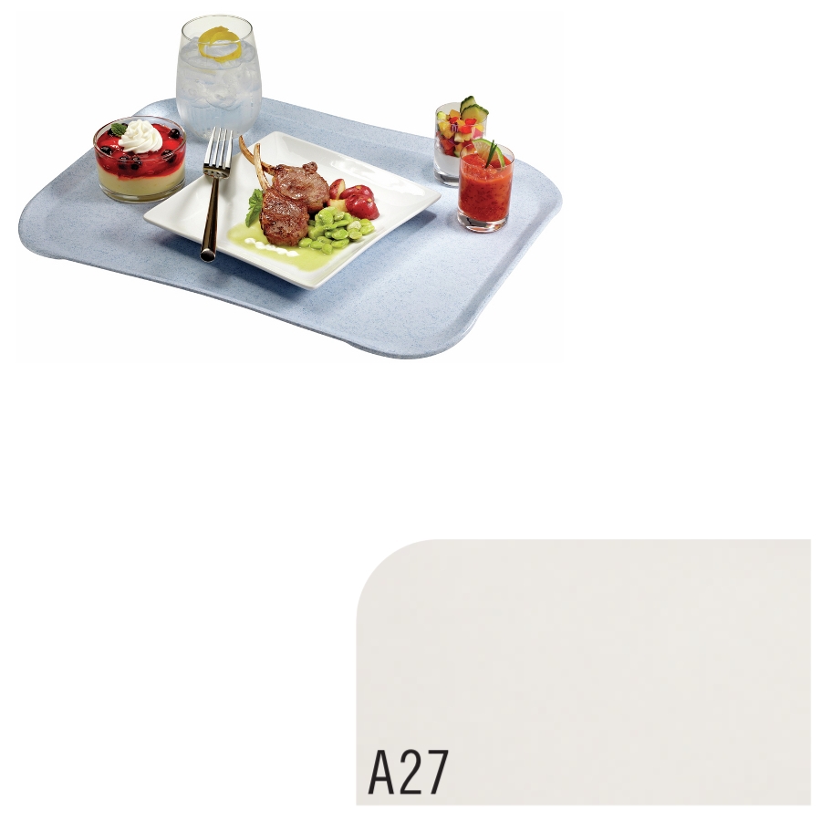 Cambro, Versa podnos jídelní 33 × 43 cm, světle šedá (A27)