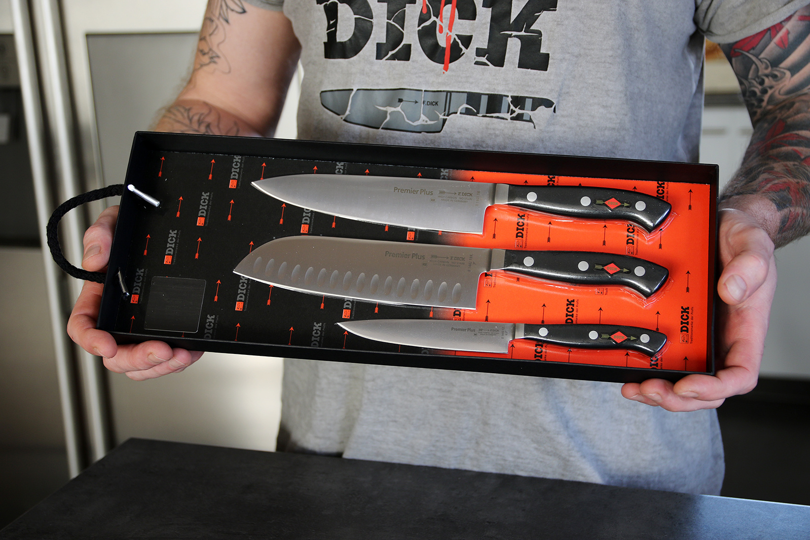 F.Dick, Dárková 3-dílná sada nožů Eurasia