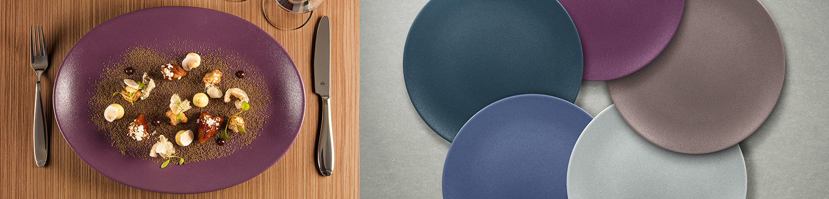 Talíř mělký Neofusion Mellow 27 cm šedý