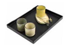 ZEN l servírovací podnos melaminový 300x220x23mm l černý