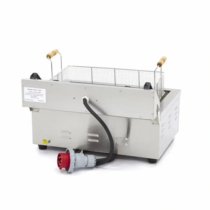 Elektrická fritéza s kohoutkem – 1 x 20 l | MAXIMA 09365020