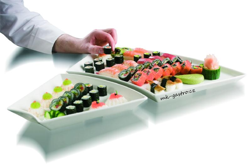 RAK, Plato servírovací ? 51X30 cm černá, Buffet Concept 