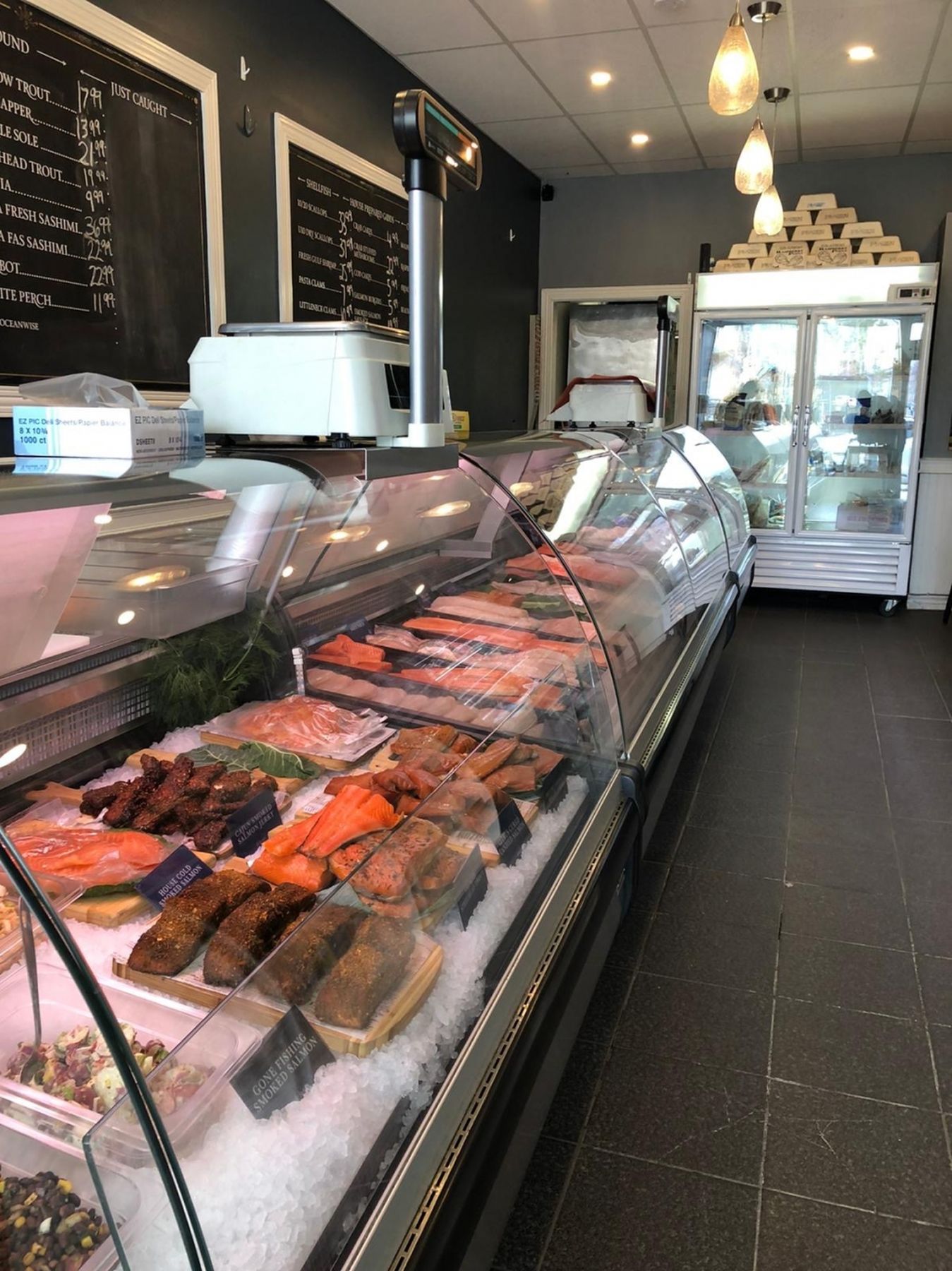 chladicí vitrína obslužná statická na ryby délka 2500mm ONTARIO B FISH l UNIS COOL