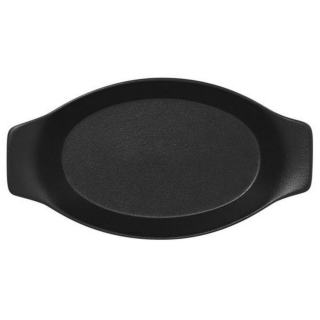 Mísa oválná s rukojetí 30cm - černá