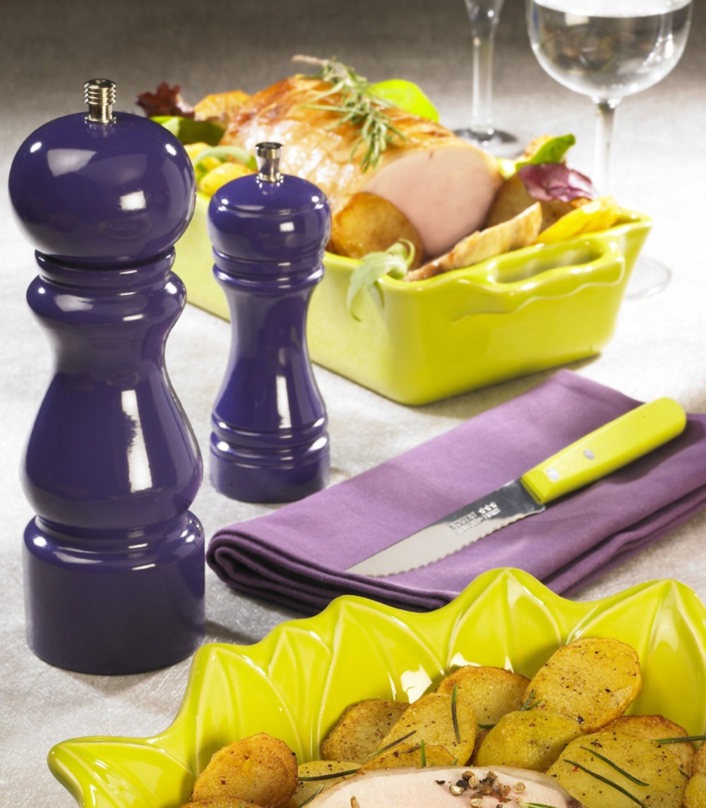 Java mlýnek na sůl, bílý, 14 cm